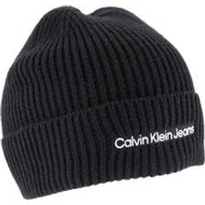 Calvin Klein Headgear Calvin Klein institutional embro beanie Black One