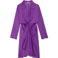 Purple - Solid Colours Dresses Zadig & Voltaire Rozo satin dress goa