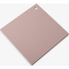 Pink Trivets Zeal Silicone Square Hot Mat 22cm Rose Trivet