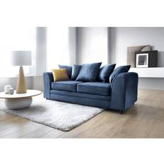 15 Abakus Direct Chicago Velvet Sofa 3 Seater