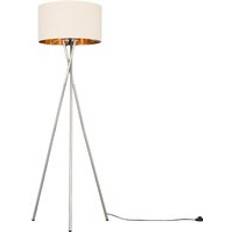 Fabric Floor Lamps ValueLights Mireles 162cm Tripod Floor Lamp
