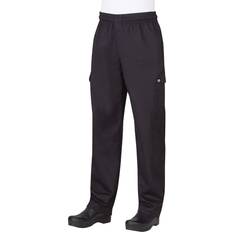 Chef Works Unisex Slim Fit Cargo Trousers Black
