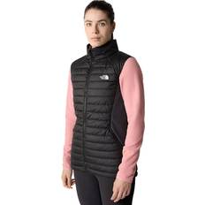The North Face Women Vests The North Face Womens Hybrid Insulated Gilet: Black/Asphalt: