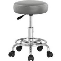 Faux Leathers Stools Casaria Padded Swivel with Seating Stool
