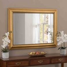 Gold Table Mirrors Yearn Yearn Classic Beaded Table Mirror