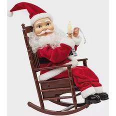 Mr. Christmas 13.5"" Animated Musical Rocking Santa
