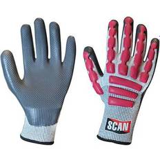Scan Disposable Gloves Scan SCAGLOAIXX Anti-Impact Latex Cut Gloves Size 11