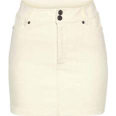 Corduroy Skirts AJC Corduroy Mini Skirt - Off White