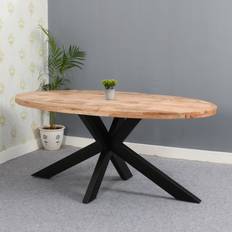 Linen Tables Merlin Solid Wood Dining Set