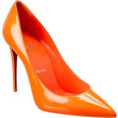 Orange Heels & Pumps Christian Louboutin Orange Kate Heels O285 Fluo Orange/Lin IT