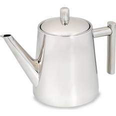 Silver Teapots La Cafetiere Steel With Infuser Teapot