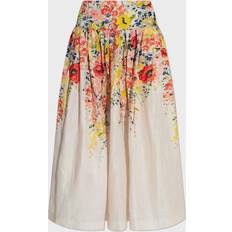 Linen Skirts Zimmermann Alight floral linen maxi skirt multicoloured