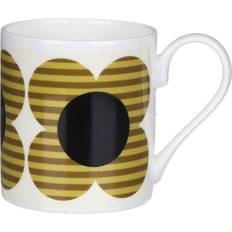 Orla Kiely Cups Orla Kiely Yellow Striped Flower Mug