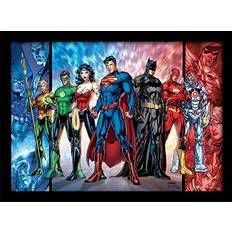 DC Comics Wall Decorations DC Comics FP10894P-PL "Justice League United" Framed Art