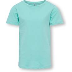 Turquoise T-shirts Children's Clothing Only Regular Fit O-hals T-shirt