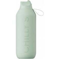 Silicone Serving Chilly’s Series 2 Flip Insulated Lichen Green Water Bottle 0.5L