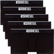 Diesel Underwear Diesel Pack of Hipsters in Plain Cotton Black