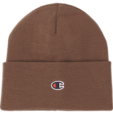 Champion Accessories Champion Brown Mens Beanie Hat Thick knitted