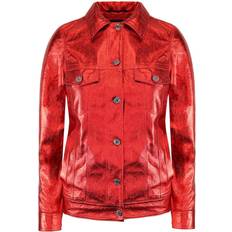 Armani Outerwear Armani Exchange Trucker Womens Red Jacket