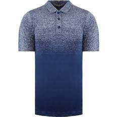Nylon Polo Shirts Puma EvoKnit Performance Fit Short Sleeve Blue Ombre Mens Polo Shirt 595106 01 Nylon