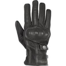 Helstons Eagle Summer Leather Gloves Black