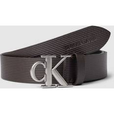 Calvin Klein Belts on sale Calvin Klein Jeans Gürtel mit Label-Details in Dunkelbraun, Größe