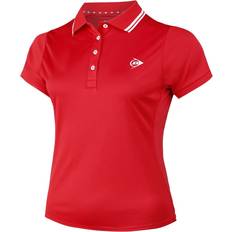 L - Women Polo Shirts on sale Dunlop Club Line Polo Women red