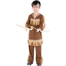 Wild West Fancy Dresses Dressforfun tectake Boysâ Blackbird Native American Costume 152 12-14y Brown