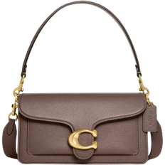 Grey Handbags Coach Tabby Shoulder Bag 26 - Brass/Dark Stone