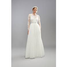 Coast Premium Blossom Applique Full Skirted Wedding Dress Ivory