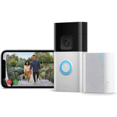 With Chime Battery Video Doorbell Plus by Wireless Video Doorbell Camera with 1536p HD Video