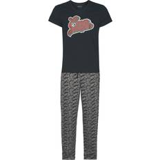 Men - Sportswear Garment Sleepwear EMP Stage Collection Pyjama mit Retro EMP Print Schlafanzug schwarz S, M, L, XL