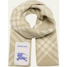 Red - Women Scarfs Burberry Womens Hunter Vintage Check Brand-patch Wool Scarf