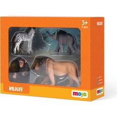 Mojo Wildlife Africa Starter Toy Figure Set 380035 Multi-colour Orange