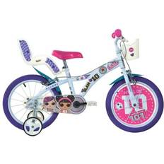 Bicycle Baskets Kids' Bikes Dino L.O.L. Surprise! 16" - White Kids Bike