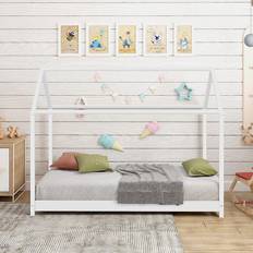 Kosy Koala Children's House Mid Sleeper Bed with Mattress