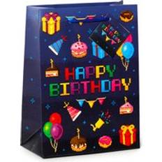 Puckator Game Over Happy Birthday Medium Gift Bag
