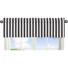 Stripes Valances Sweet Jojo Designs White Stripe Window Valance Paris Collection
