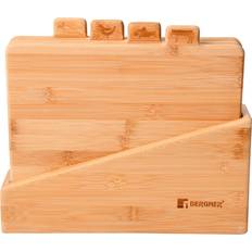 Bergner Kitchenware Bergner 5-Piece Natural Bamboo Chopping Board
