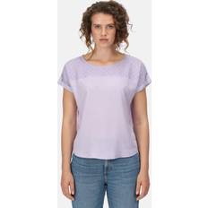 Viscose - Women T-shirts & Tank Tops Regatta Womens Jaida Coolweave Broderie Anglais T Shirt