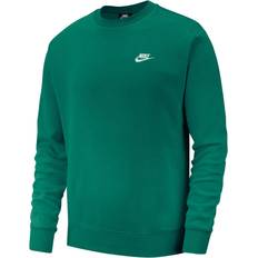 Nike Unisex Tops Nike Sportswear Club Fleece Crew Sweater - Malachite/White