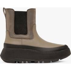 Fitflop Chelsea Boots Fitflop Water Resistant Fabric/Leather Flatform Chelsea Boots, Minky Grey