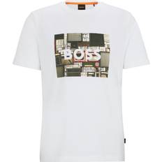 Hugo Boss Men T-shirts Hugo Boss Heavy T-shirt - White