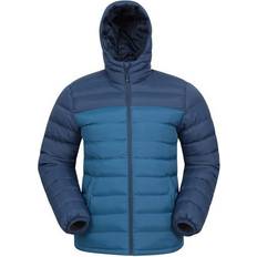 Men - Turquoise Outerwear Mountain warehouse Mens Seasons Padded Jacket Teal
