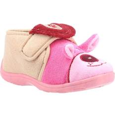 Indoor Shoes Children's Shoes Mirak Pink Bungle Touch Fastening Bootie Slipper