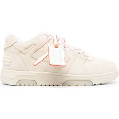 Fabric Trainers Off-White Men's Out Of Suede Low-Top Sneakers Beige Beige