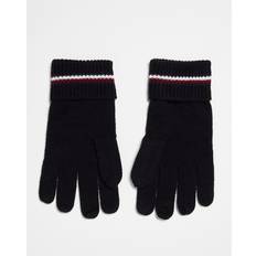 Tommy Hilfiger Men Accessories on sale Tommy Hilfiger corporate knit gloves in blackOne Size