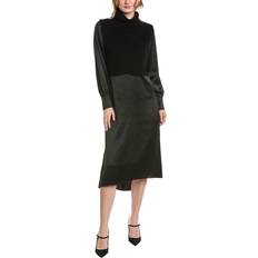 Cashmere - Long Dresses AllSaints Zoey Wool & Cashmere-Trim Shirtdress