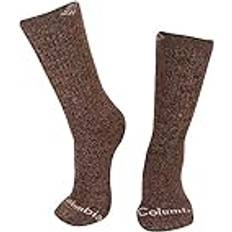 Columbia Underwear Columbia Men's Lifestyle Welt Logo Cushioned Thermal Wool Crew Socks, 10-13, Grey