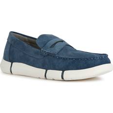 Geox Men Loafers Geox Adacter Suede Moccasin